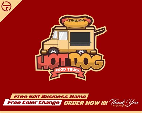 Hot Dog Logo Food Truck Logo Food Logo Truck Logo Logo - Etsy Israel