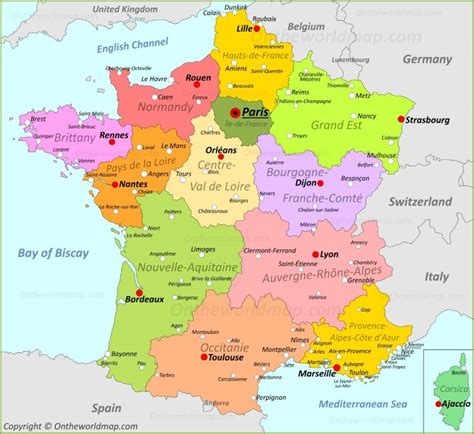 France Map | Discover France with Detailed Maps