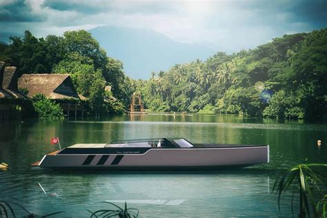 The Electric Boat Concept Powered by Twin Tesla Model S Motors