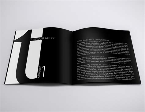 Typography Brochure on Behance