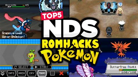 Top 5 Completed Pokemon NDS ROM HACKs 2022! (Best) - YouTube