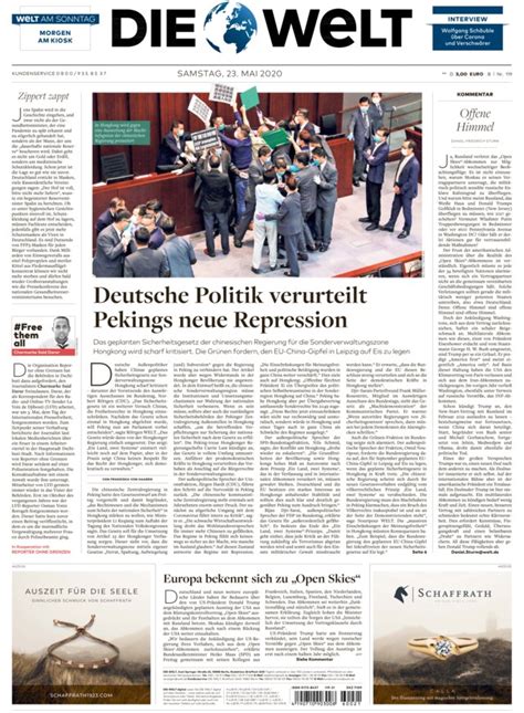 DIE WELT - Zeitung als ePaper im iKiosk lesen