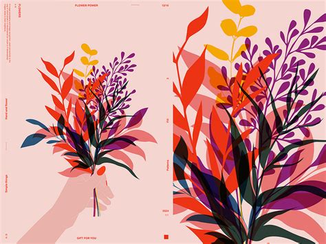 Hand full of flowers by Rokas Aleliunas on Dribbble