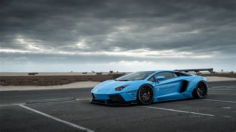 Lamborghini, LB Performance, Car, Blue Cars, Liberty Walk, Widebody ...