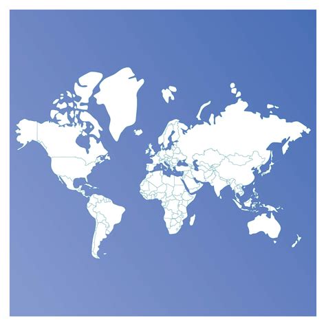 Blank World Maps - 10 Free PDF Printables | Printablee