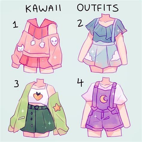 Cute Anime Outfits For Girls To Draw