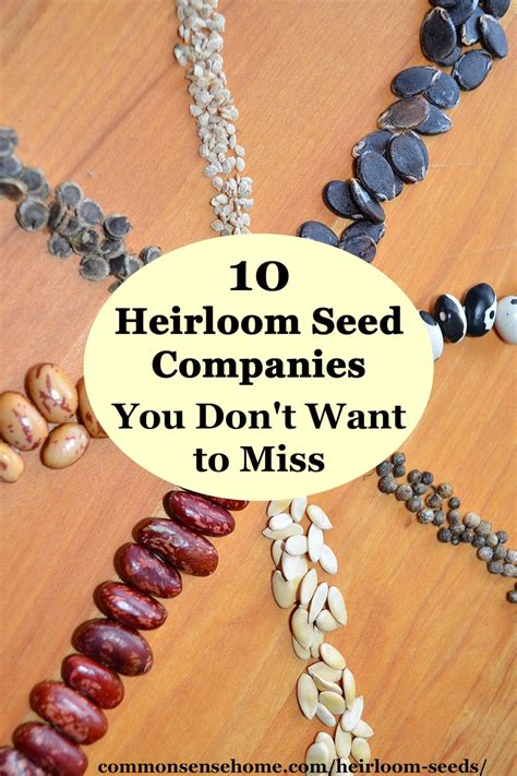 10 Heirloom Seed Companies You Don't Want to Miss