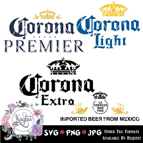 Corona Beer Logos SVG PNG JPG Sublimation Waterslide - Etsy