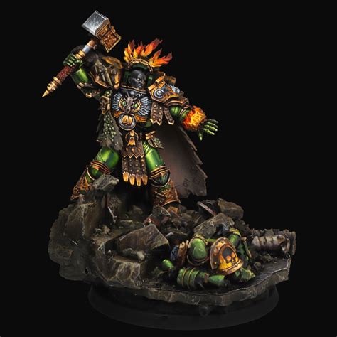 Vulkan Primarch of the Salamanders by Vincenzo "Miniature's Den ...