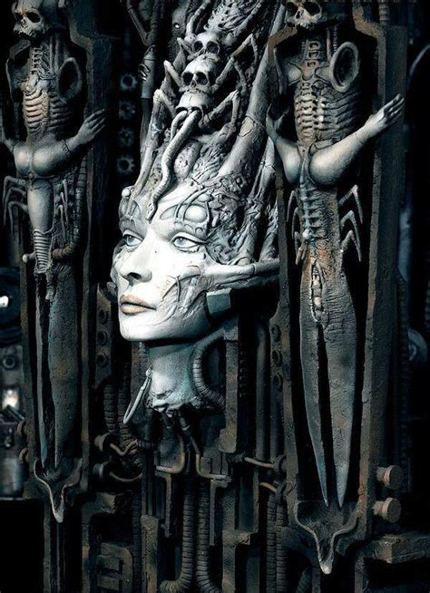 Geigerish borgqueen, art | Hr giger art, Hr giger, Giger art