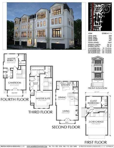 Town House Floor Plans: Exploring Design Choices - House Plans