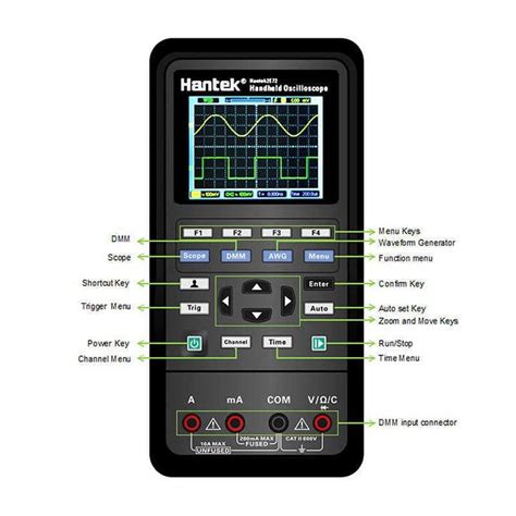 an image of a handheld recorder with instructions on the front and side ...