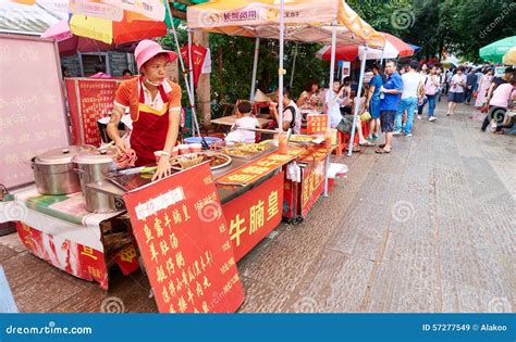 Chinese Street Food Market