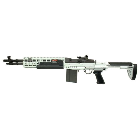 G&G Airsoft MK14 EBR Short Silver Version - Airsoft Direct