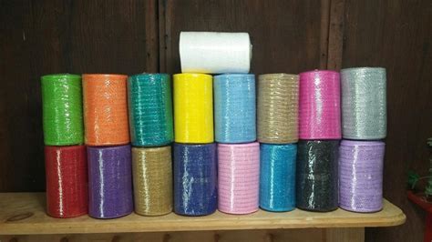 Deco Mesh Ribbon Rolls - Etsy