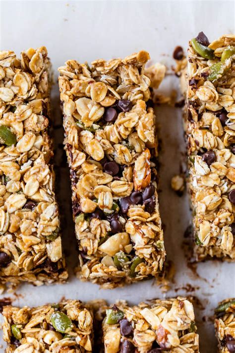 Orange Almond Healthy Granola Bars