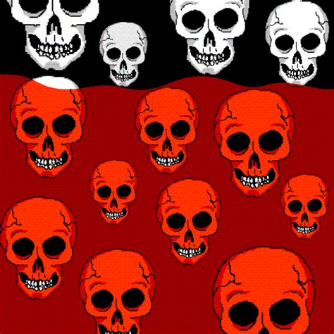 Skull Gif ☠️ | Animated gif art, Skull art, Skull wallpaper