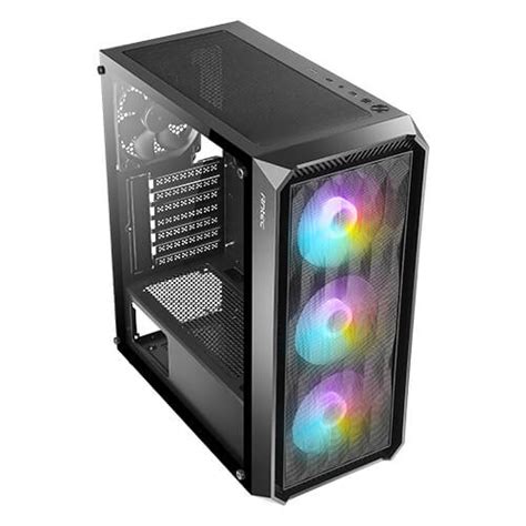 ANTEC NX292 RGB MID TOWER ATX GAMING CASE – BLACK | 4MM TEMPERED GLASS ...