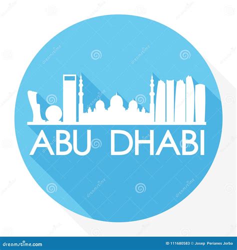 Abu Dhabi Logo. Isolated Abu Dhabi Architecture On White Background ...