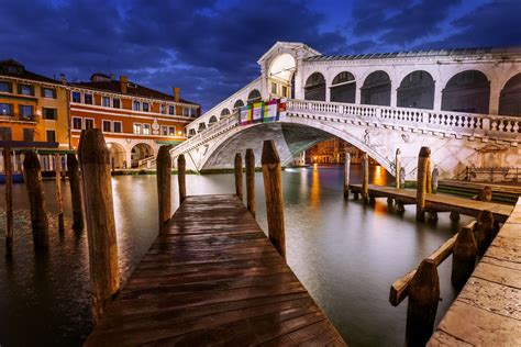 Venice, Italy, is all about canals and the bridges that cross them ...