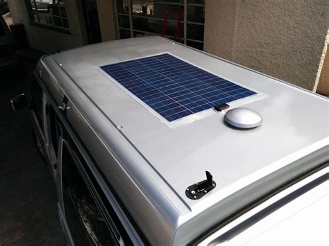 Solar Camper Solutions - VW T4 T5 T6 Stick-on Solar Panel Kit # ...