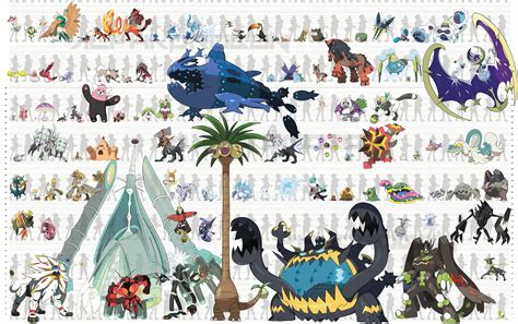 Height Comparisons of All-ola Pokemon : r/pokemon