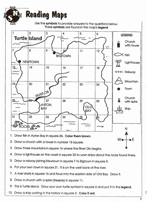 50 Using A Map Scale Worksheet