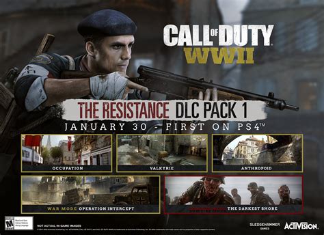 Call of Duty: WWII DLC The Resistance announced | New Game Network