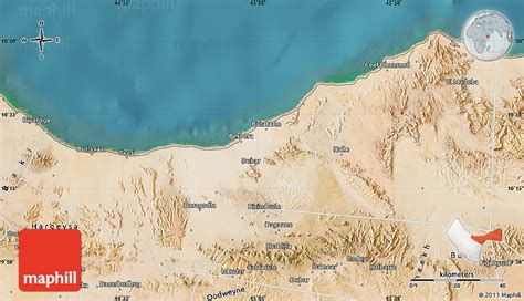 Satellite Map of Berbera