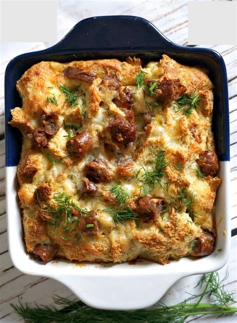 Make ahead sausage egg breakfast casserole