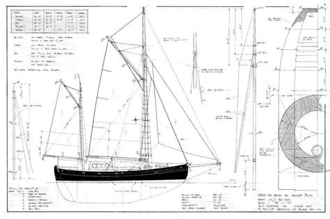 Gartside Boats | 38 ft Double Ended Ketch, Design #173