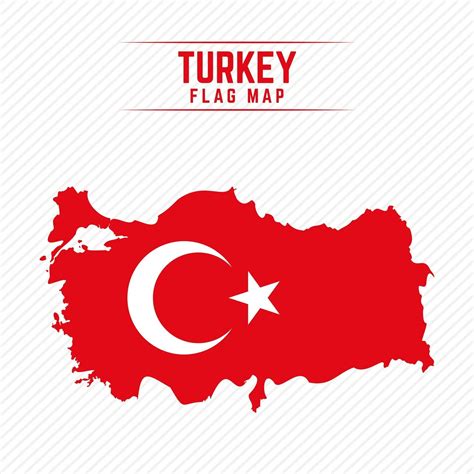 Flag Map of Turkey 2400656 Vector Art at Vecteezy