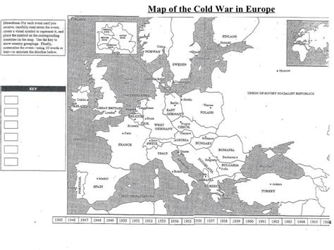 Cold War Map and Timeline