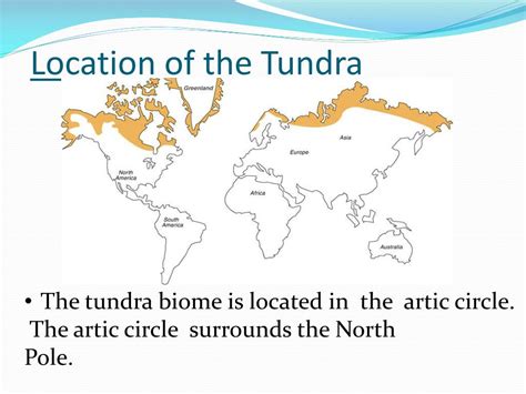 Tundra Biome Location Map