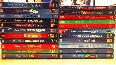 Pixar Blu Ray Collection