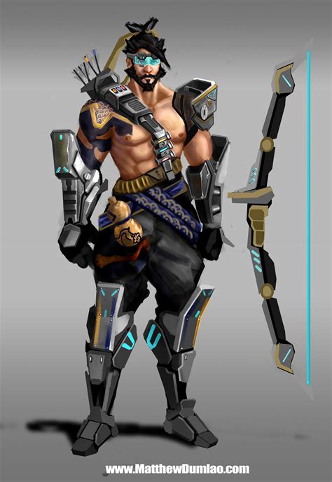 ArtStation - Overwatch: Hanzo Redesign, Matthew Dumlao | Overwatch ...