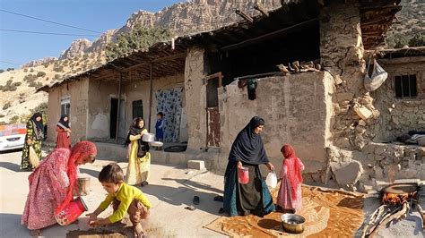 Baking Bread on Fire_ The village lifestyle of Iran - YouTube