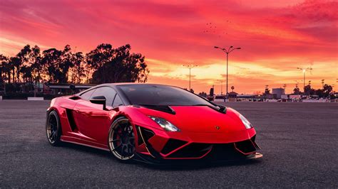 Red Lamborghini Gallardo, HD Cars, 4k Wallpapers, Images, Backgrounds ...