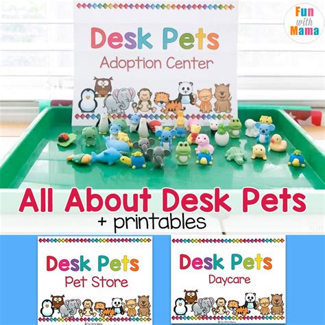 Desk Pets 101 - The Classroom Helper - Fun with Mama