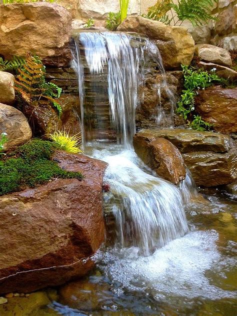 100 Marvelous Small Waterfall Pond Landscaping Ideas for Backyard https ...