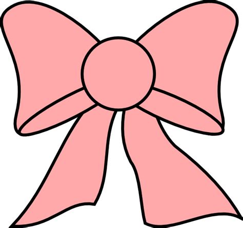 Pink Bow Clip Art at Clker.com - vector clip art online, royalty free ...