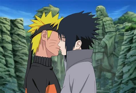 Sasunaru / Narusasu naruto and sasuke kiss kissing :3 | Naruto and ...