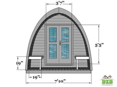 Camping Pod C16 * Free Shipping* | BZB Cabins And Outdoors