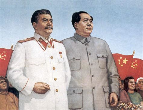 Poster of Stalin and Mao - Sino-Soviet friendship : r/MarxistCulture