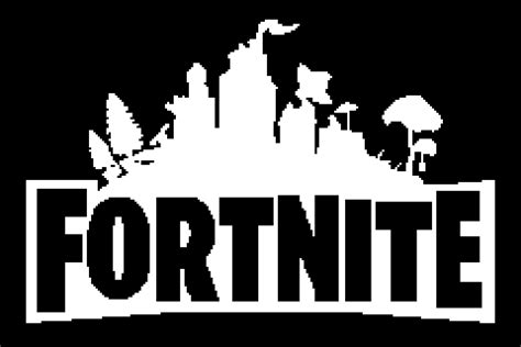 Pixilart - Fortnite Logo by WaterLettuceYT