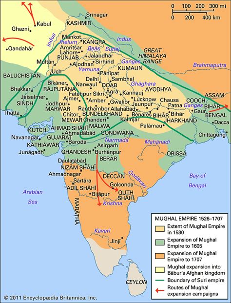 Mughal Dynasty Timeline | Britannica