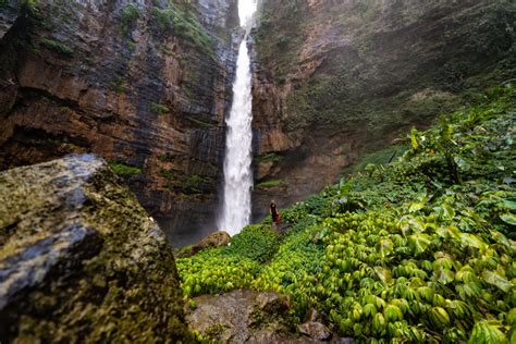 Kapas Biru Waterfall East Java Indonesia