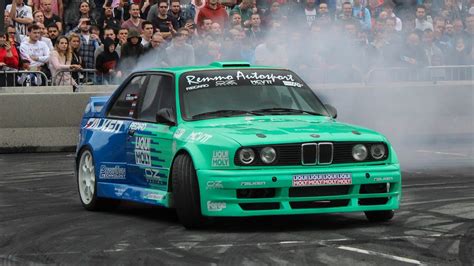 BMW E30 V8 | Drifts & Burnouts [Falken Drift Team] - YouTube