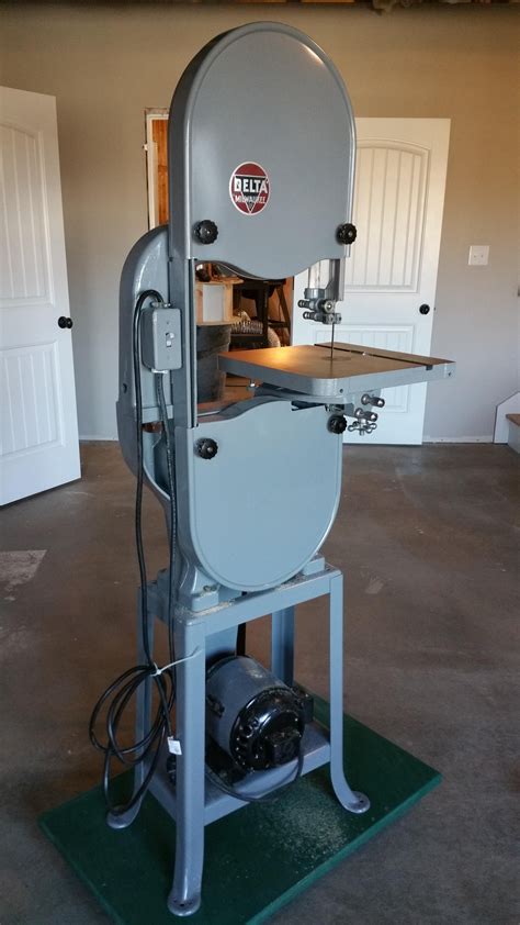 My New* Delta Band Saw From 1947 | Bandsaw, Woodworking power tools ...