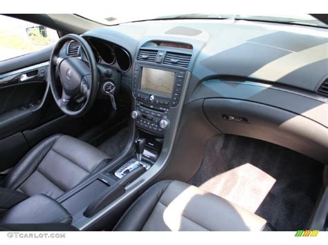 Ebony/Silver Interior 2007 Acura TL 3.5 Type-S Photo #49888826 ...